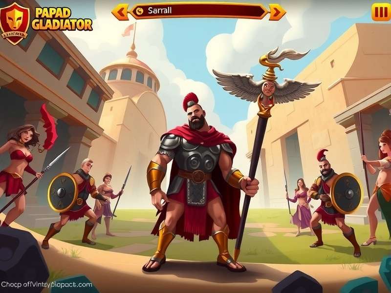 Papad Gladiator King character selection screen